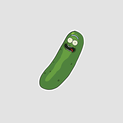 استیکر Pickle Rick