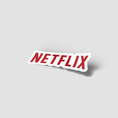 استیکر لوگوی تایپ Netflix