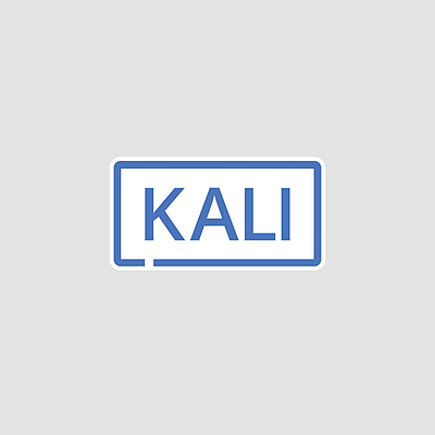 استیکر لوگو تایپ لینوکس kali