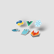 میکرواستیکر لوگوهای برنامه نویسی