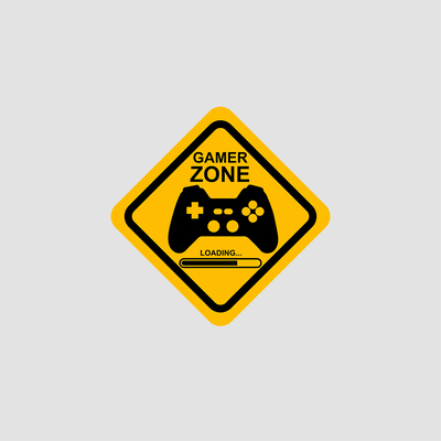 استیکر Gamer Zone