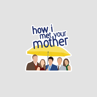 استیکر سریال How I Met Your Mother - چتر زرد