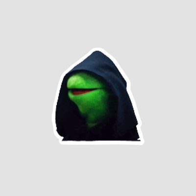 استیکر Dark Kermit