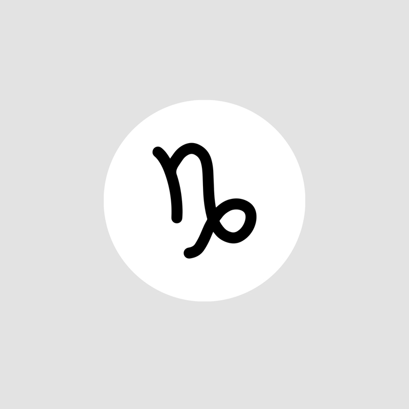 استیکر نماد یونانی ماه دی - Capricorn