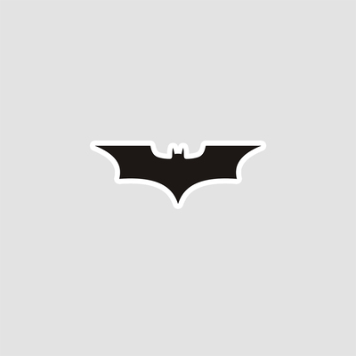 استیکر لوگوی بتمن Batman Logo