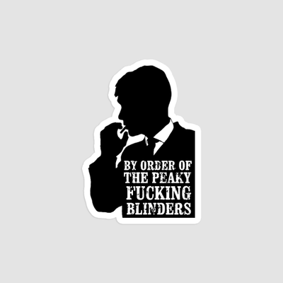 استیکر توماس شلبی BY ORDER OF THE PEAKY FING BLINDER