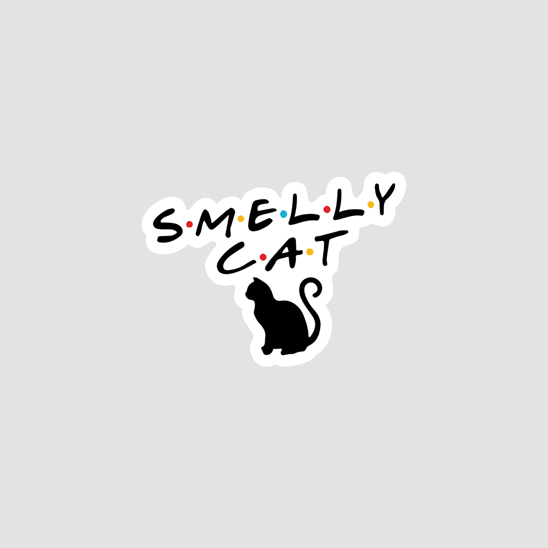 استیکر فرندز Smelly Cat