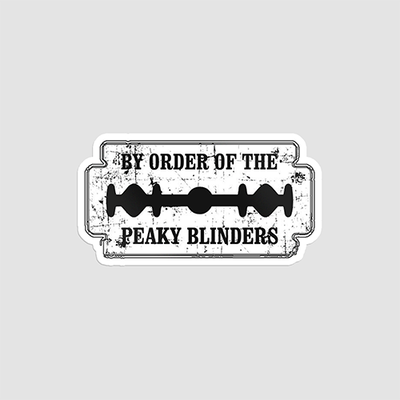 استیکر By The Order Of Peaky Blinders - تیغ